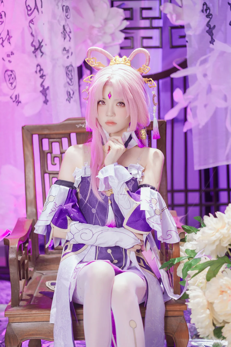 桜桃喵 – 符玄 [27P2V-2.1GB] 【丝足阁写真】003.webp