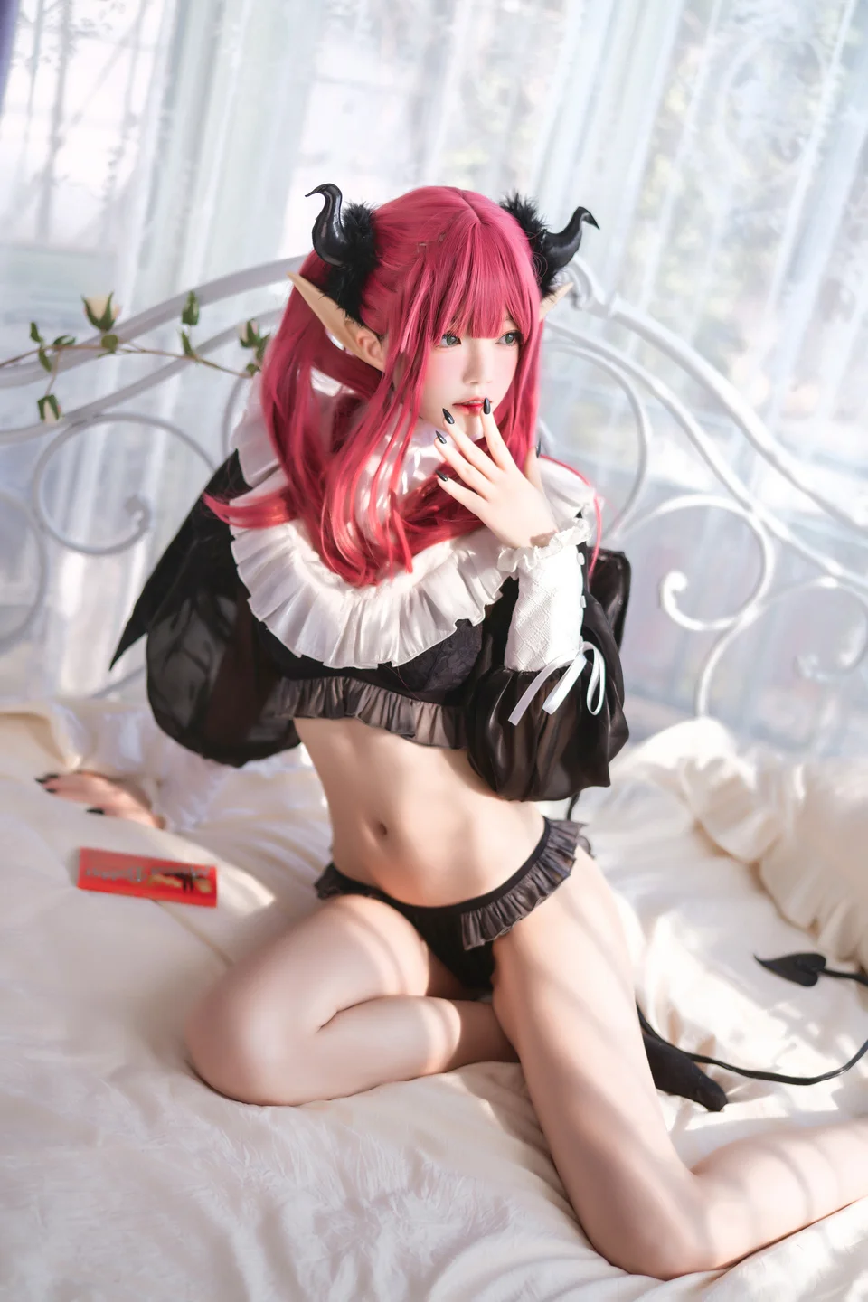桜桃喵 – 魅魔 利兹 [66P,1V-880MB] 003.webp