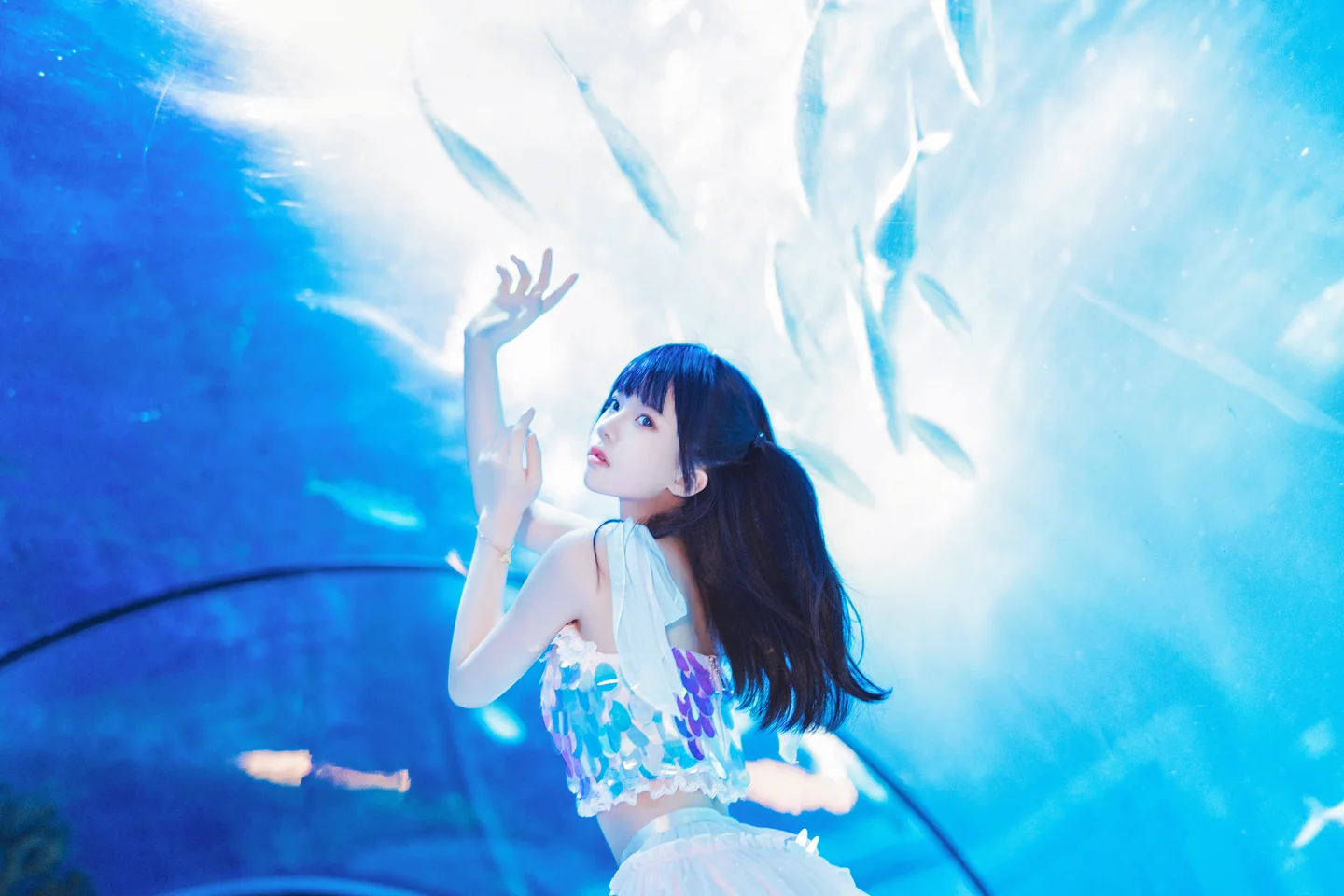 桜桃喵 - 水族馆 [15P-226MB] 009.webp