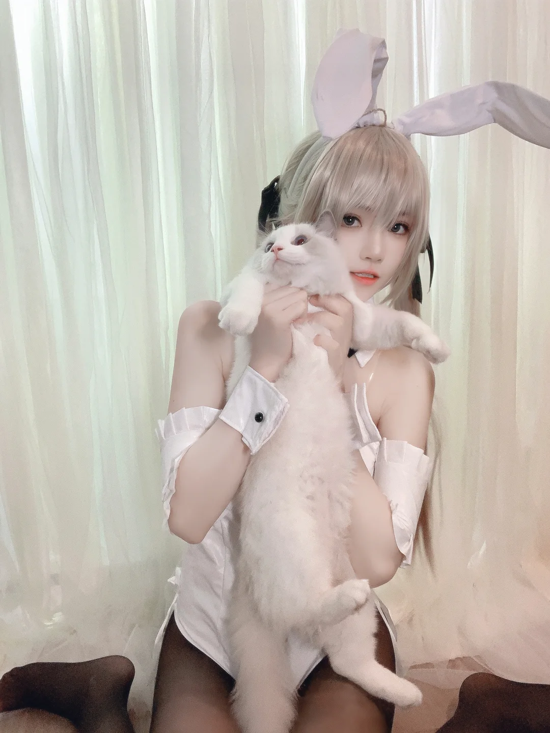 桜桃喵 - 穹妹兔女郎 [67P,2V-745MB] 自拍003.webp