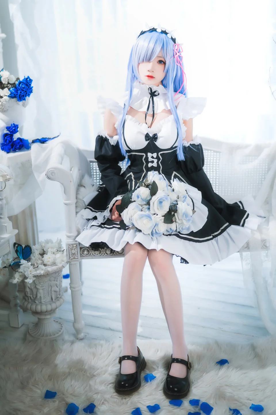 桜桃喵 - 长发蕾姆 01 [45P] 20240827-142051(1).webp