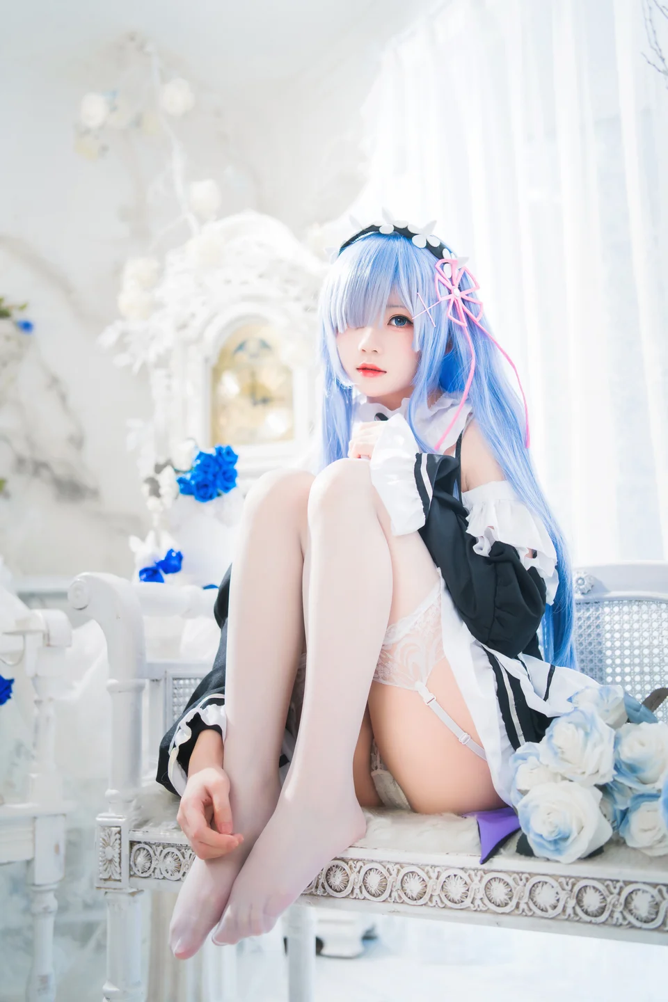 桜桃喵 - 长发蕾姆 01 [45P] 20240827-142051(13).webp