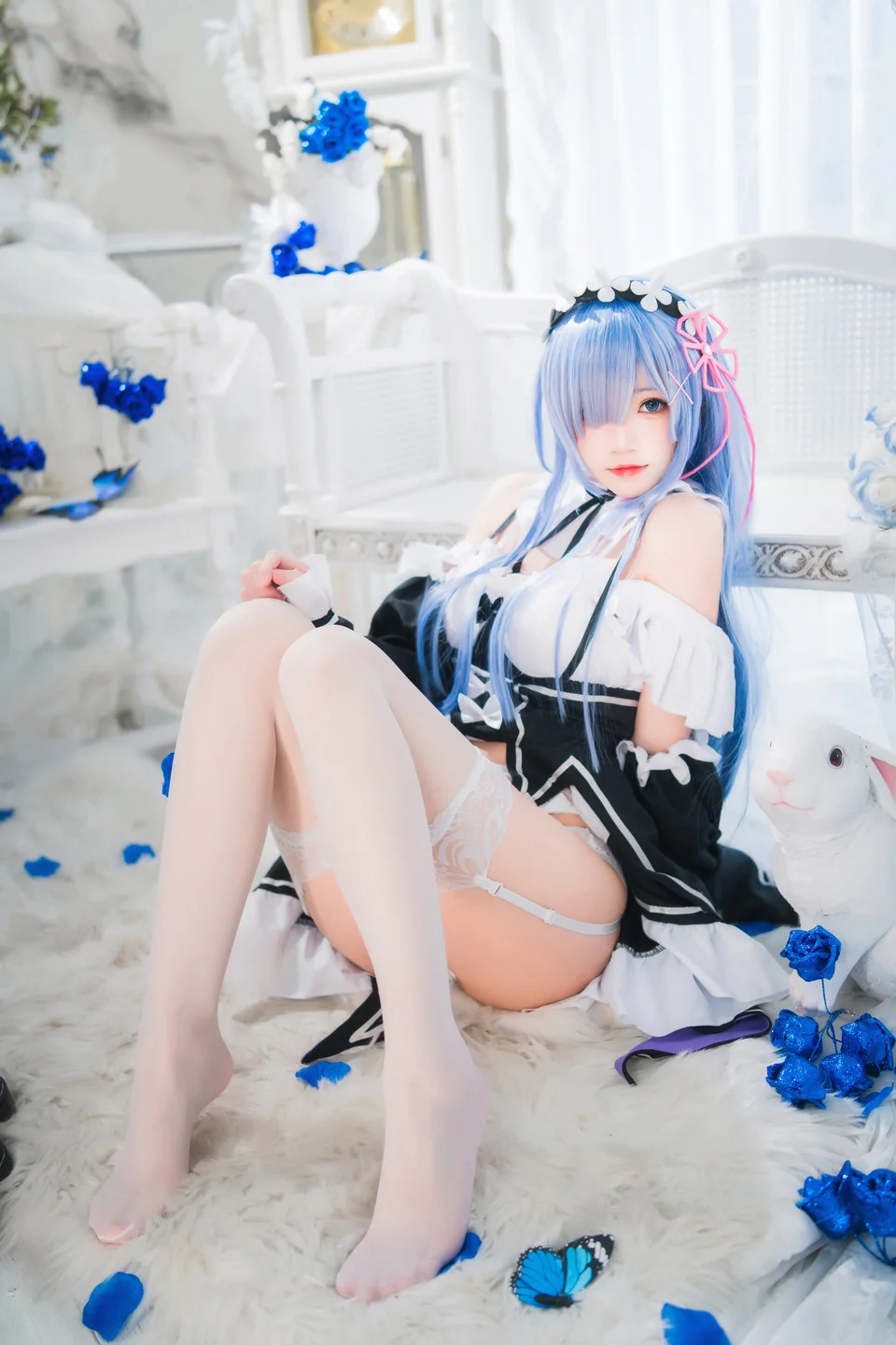 桜桃喵 - 长发蕾姆 01 [45P] 20240827-142051(15).webp
