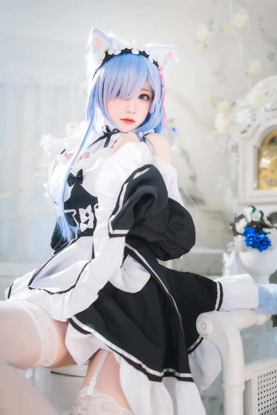 桜桃喵 - 长发蕾姆 01 [45P] 20240827-142051(29).webp