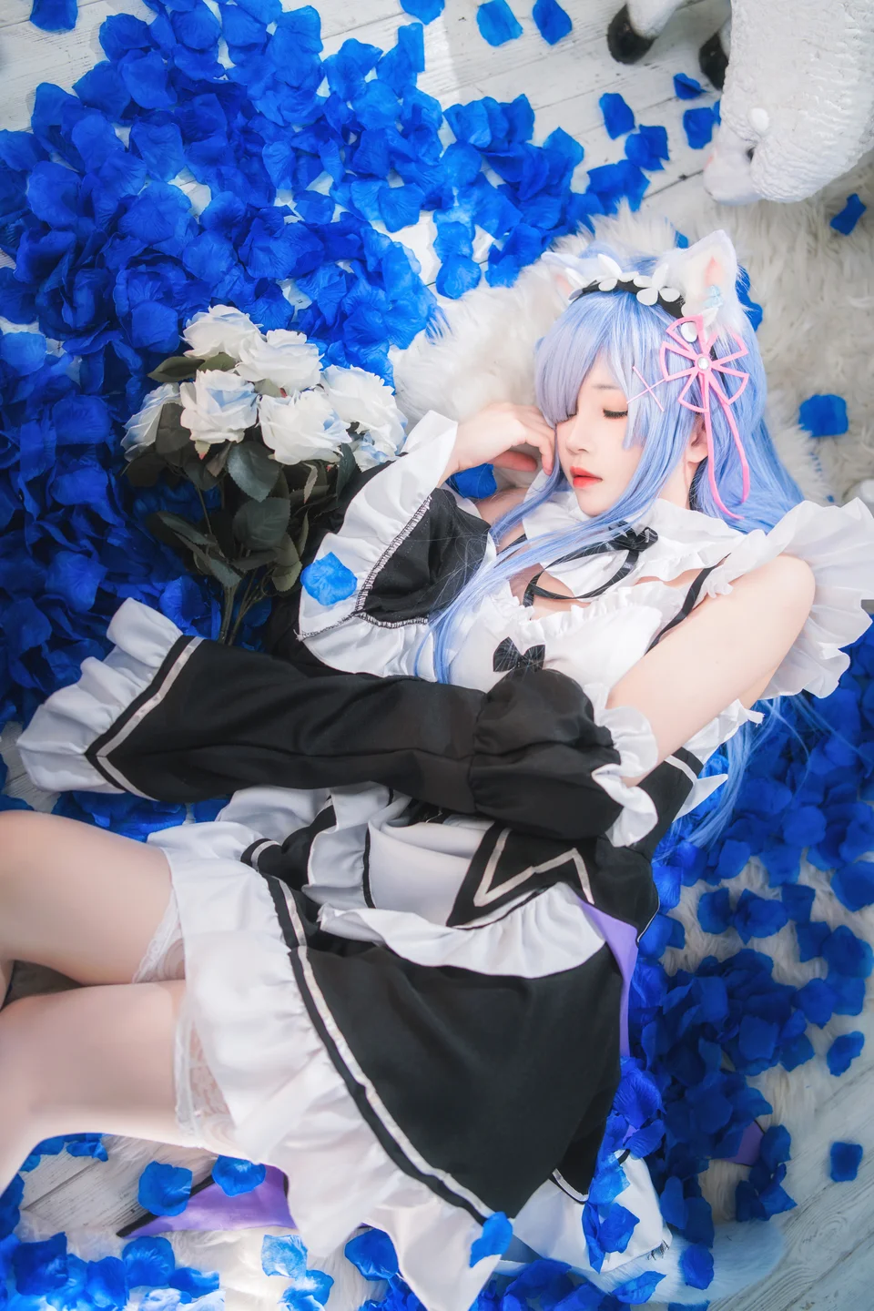 桜桃喵 - 长发蕾姆 01 [45P] 20240827-142051(41).webp
