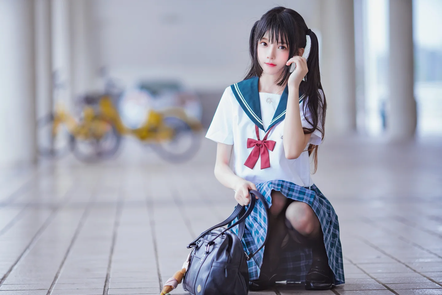 桜桃喵 - 雨恋 [28P] tg@simisebaisi11.webp