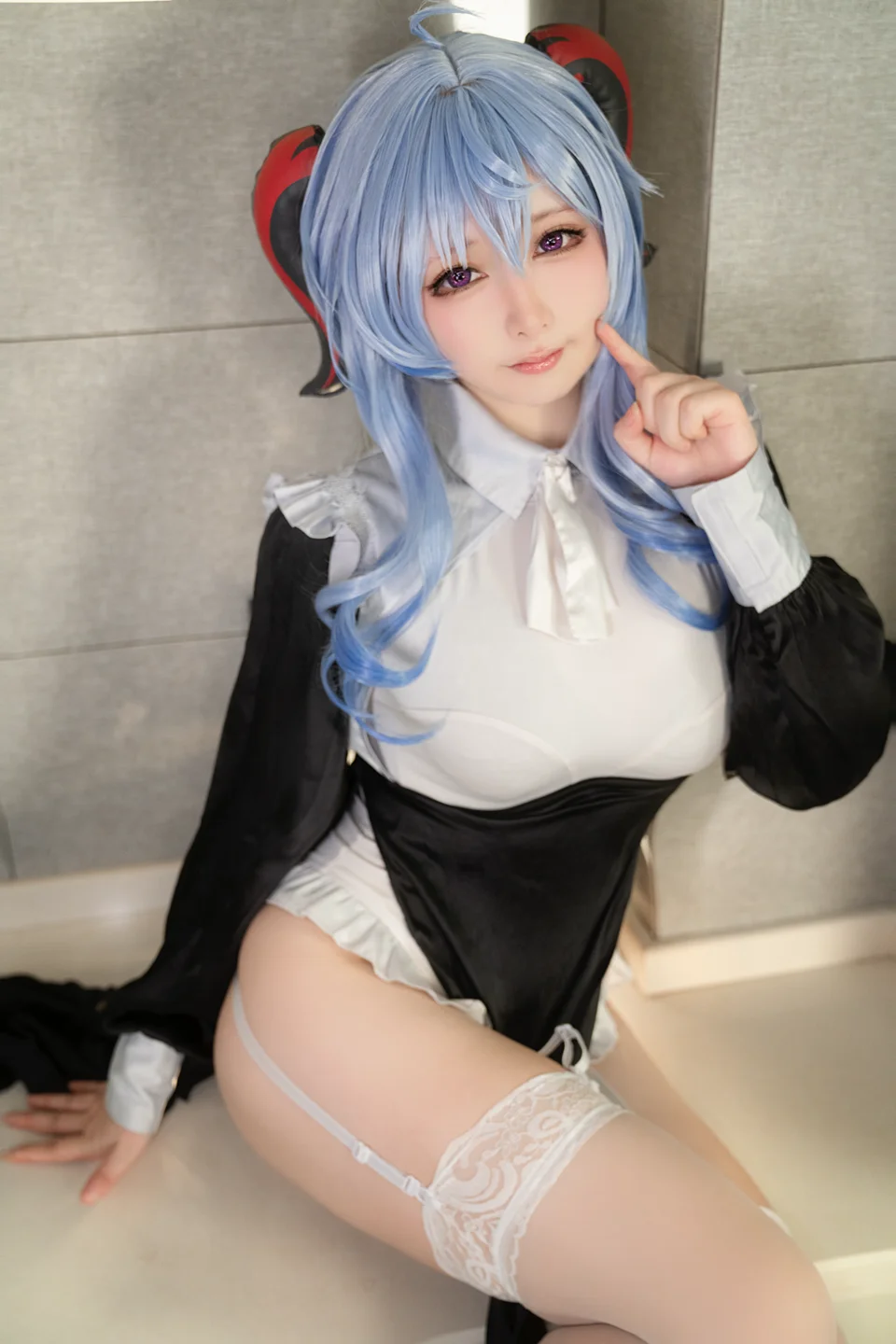 樱梨梨Eriri  No.017 – 甘雨修女 [26P] TG@icoset006.webp