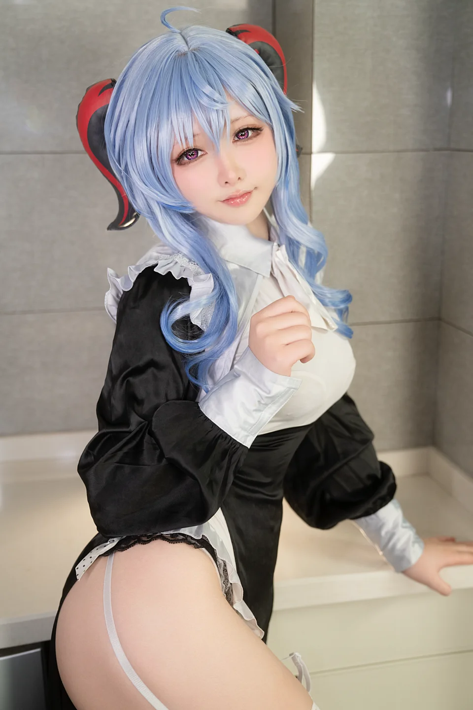 樱梨梨Eriri  No.017 – 甘雨修女 [26P] TG@icoset009.webp