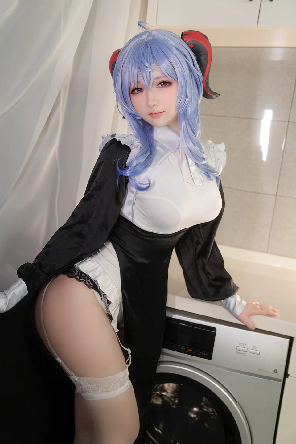 樱梨梨Eriri  No.017 – 甘雨修女 [26P] TG@icoset016.webp