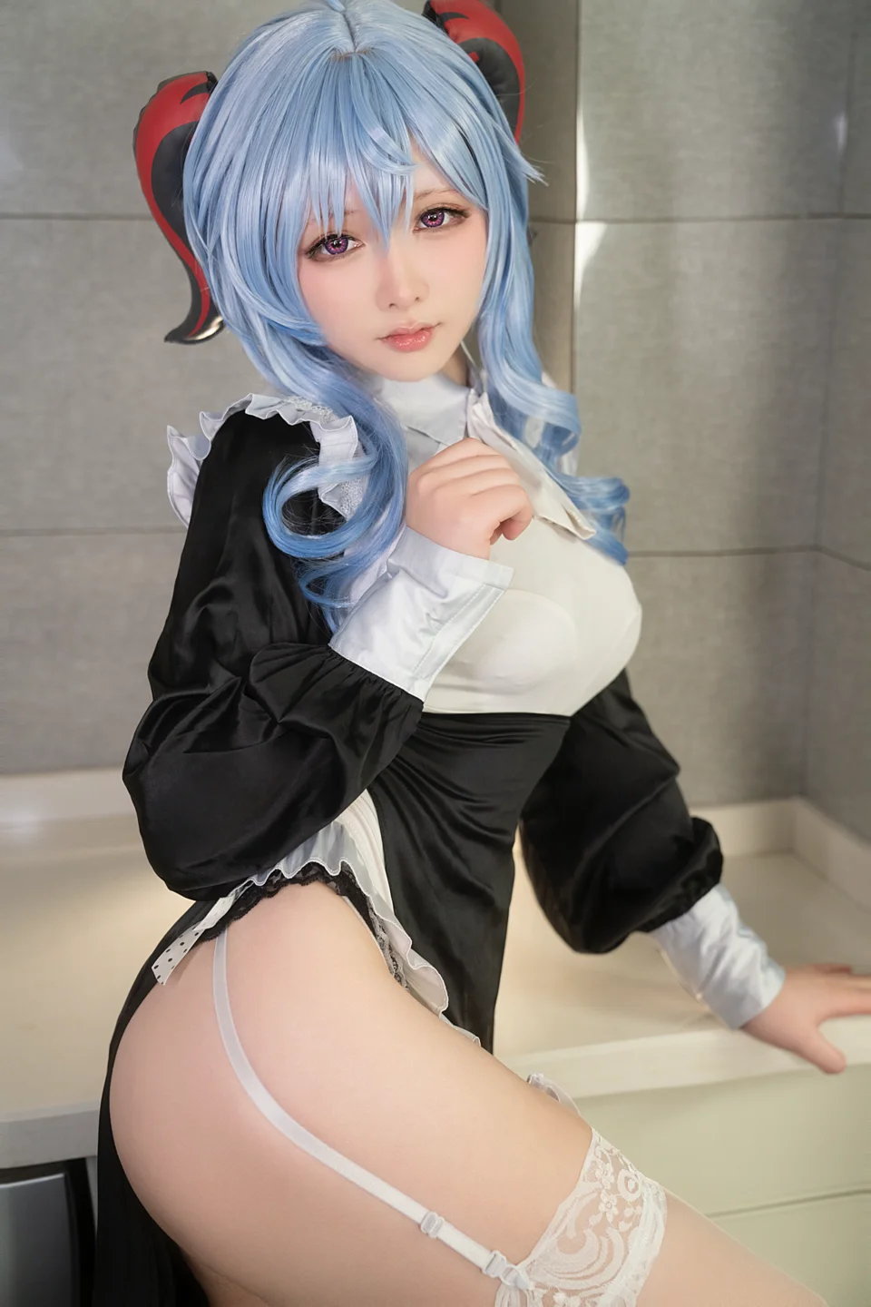 樱梨梨Eriri  No.017 – 甘雨修女 [26P] TG@icoset017.webp