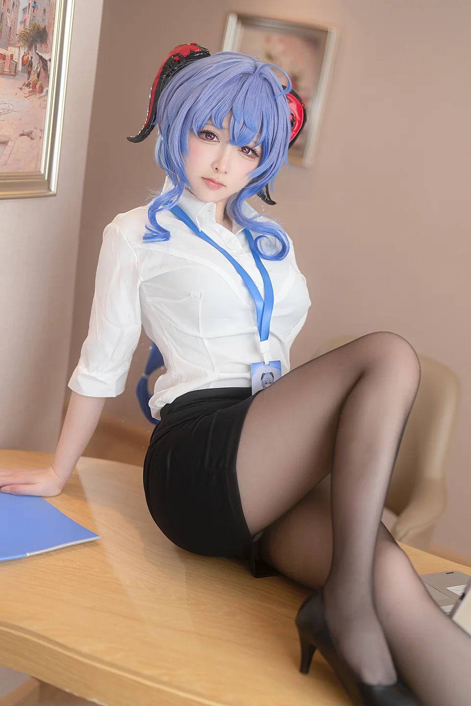 樱梨梨Eriri - 原神 甘雨小秘书 [30P] 20241011-235208(13).webp