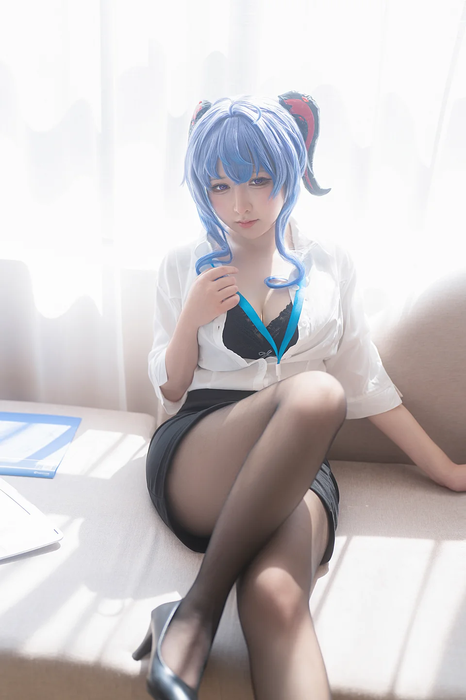 樱梨梨Eriri - 原神 甘雨小秘书 [30P] 20241011-235208(17).webp