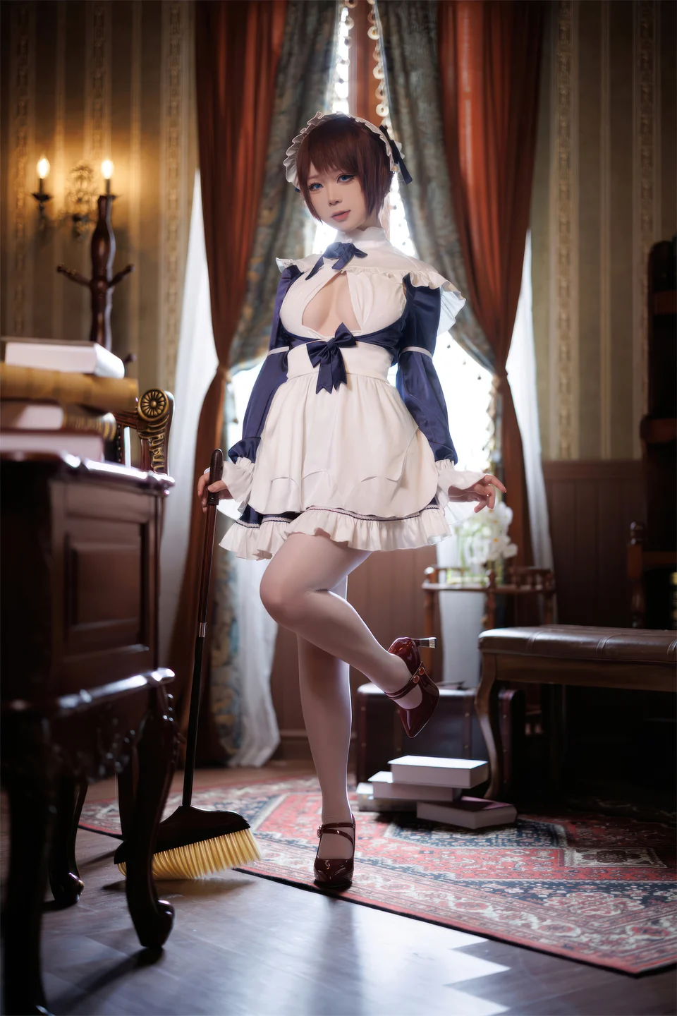 樱落酱w - 屑屑女仆长 [28P] tg@simisebaisi2.webp