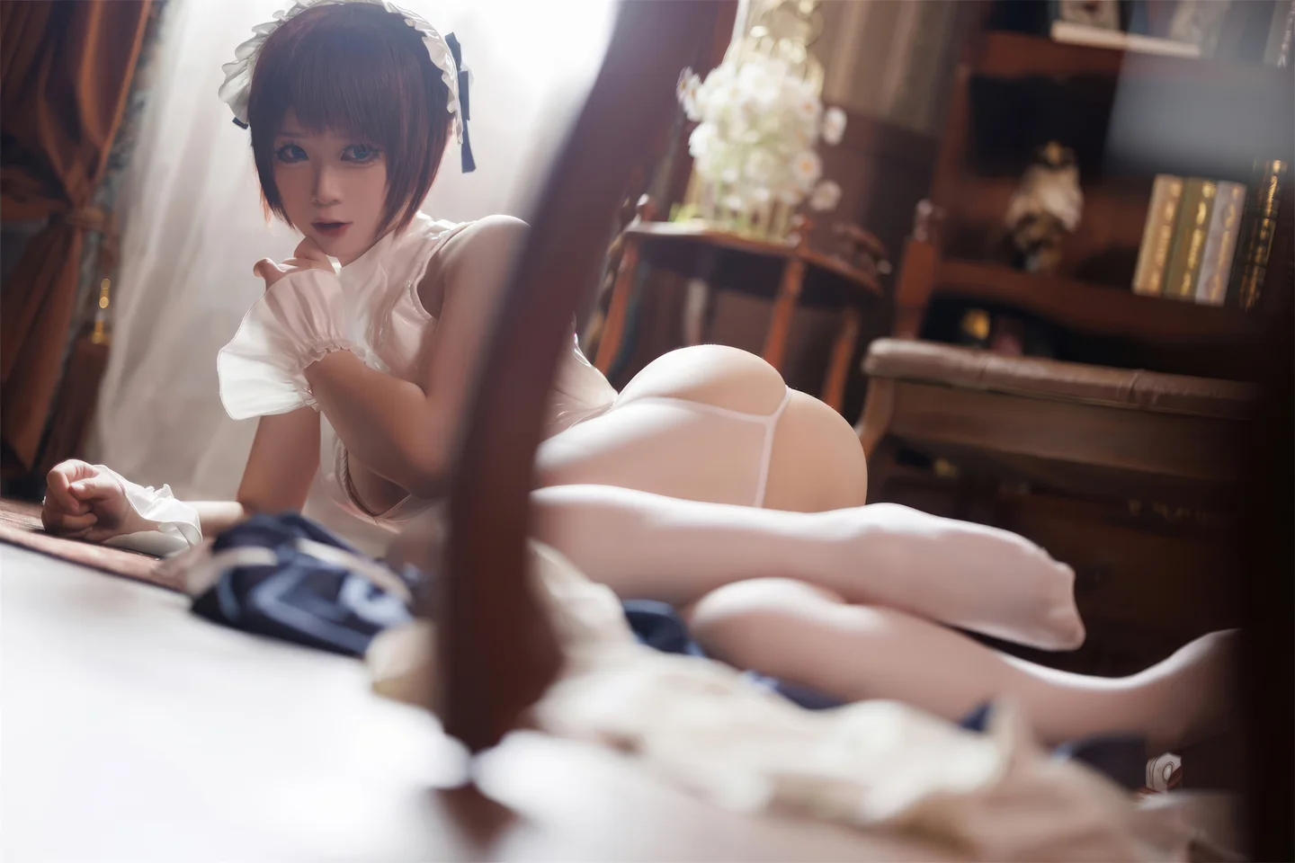 樱落酱w - 屑屑女仆长 [28P] tg@simisebaisi23.webp
