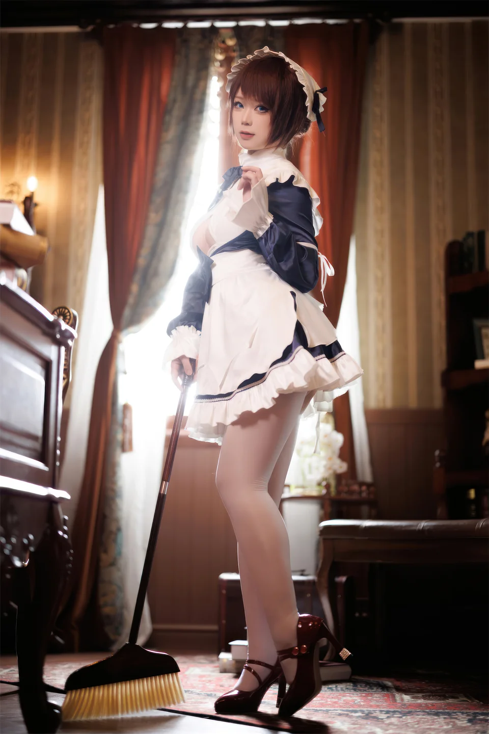 樱落酱w - 屑屑女仆长 [28P] tg@simisebaisi3.webp