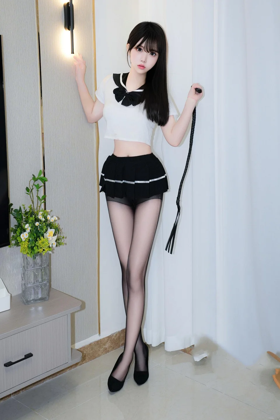 沐言 – 无内黑丝 [73P1V-550MB] 【丝足阁写真】010.webp