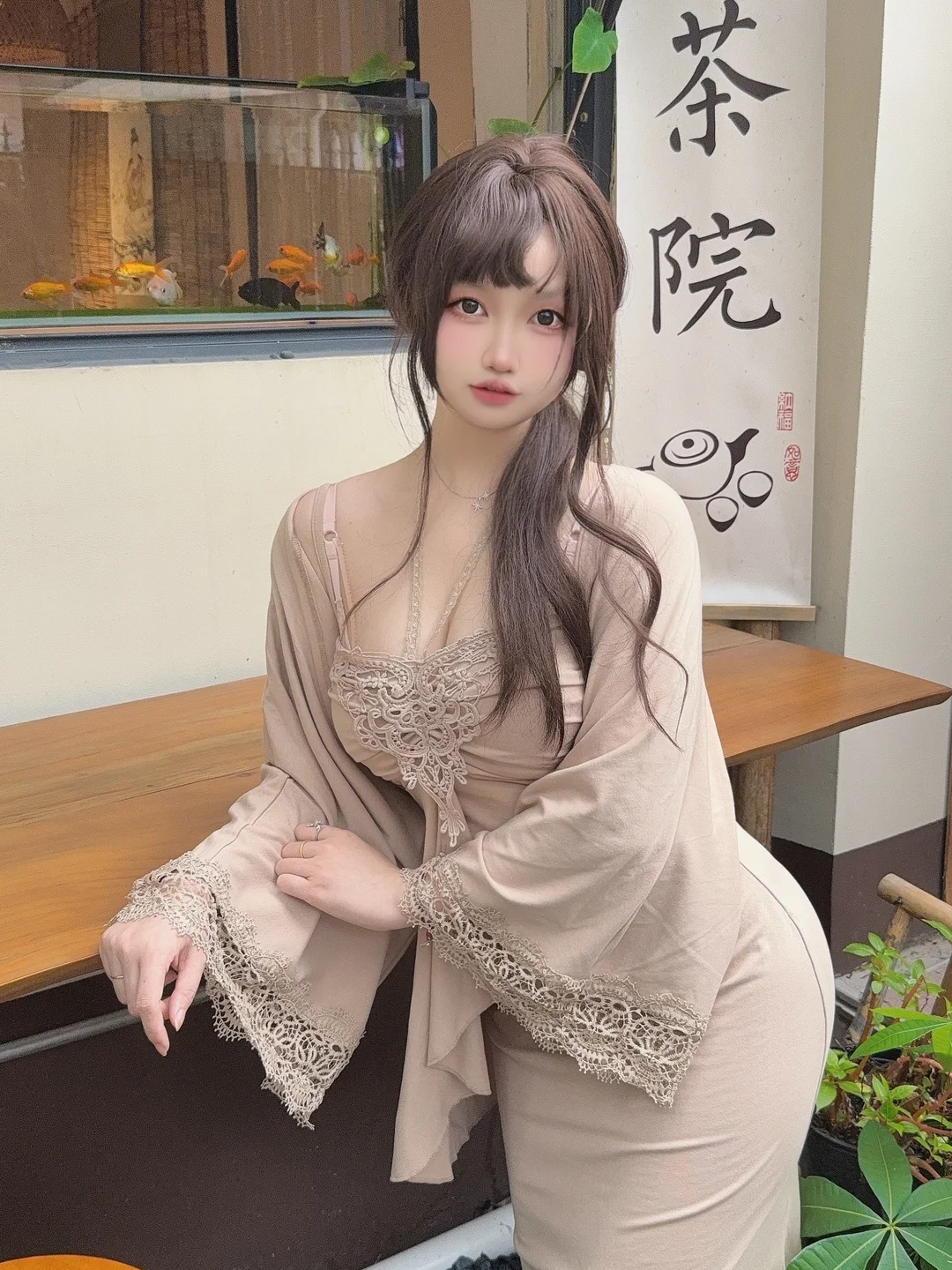 洛桑w伊梓 - 专属猫猫衬衫 [45P-232MB] 037.webp