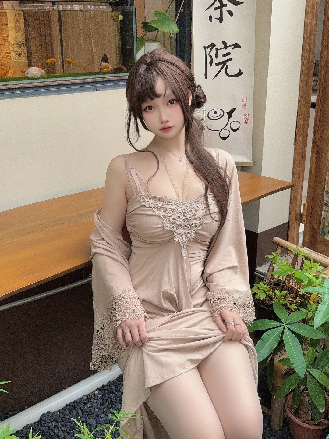 洛桑w伊梓 - 专属猫猫衬衫 [45P-232MB] 038.webp