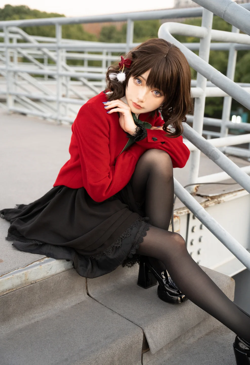 炭烤莉莉黑 - 桌面少女 冬 林檎 [18P] tg@simisebaisi4.webp