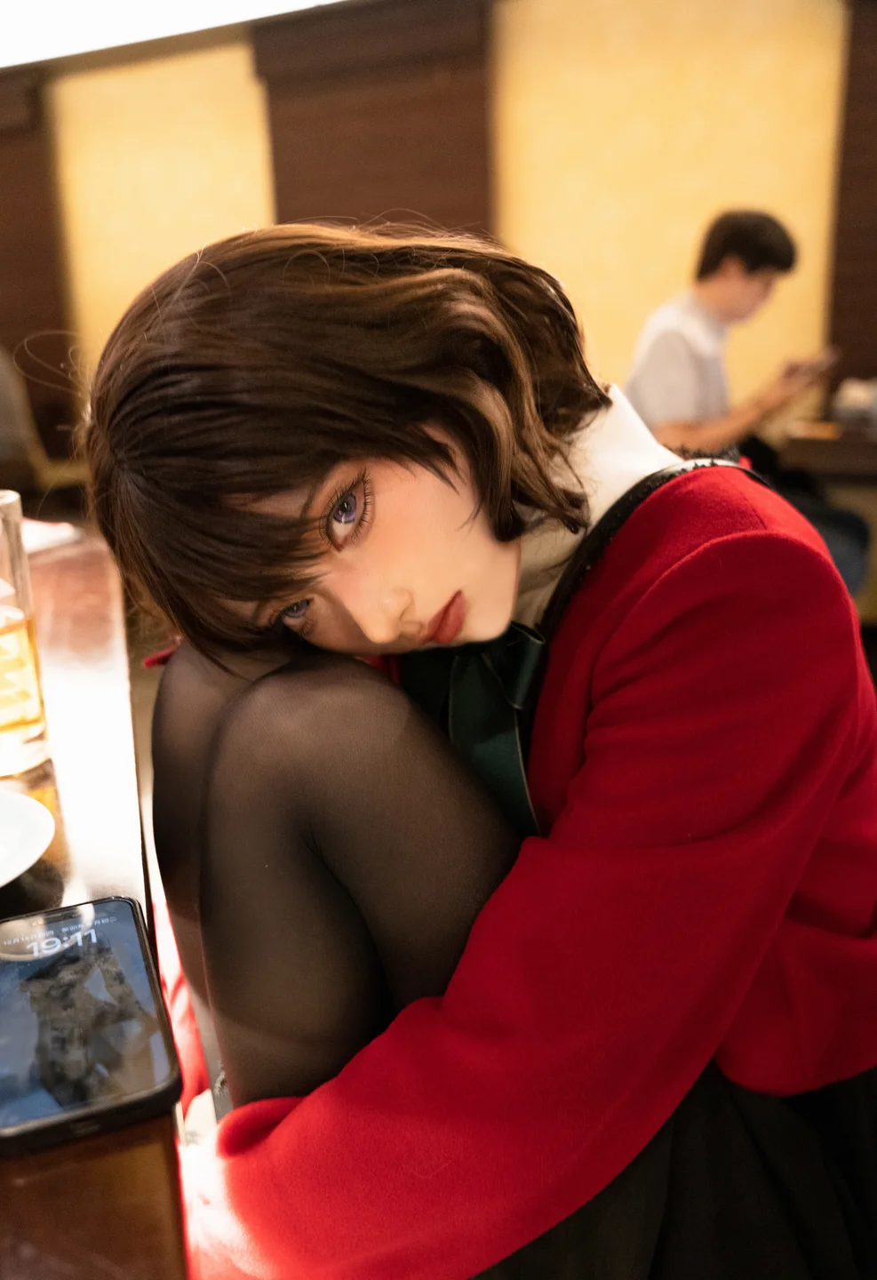 炭烤莉莉黑 - 桌面少女 冬 林檎 [18P] tg@simisebaisi6.webp