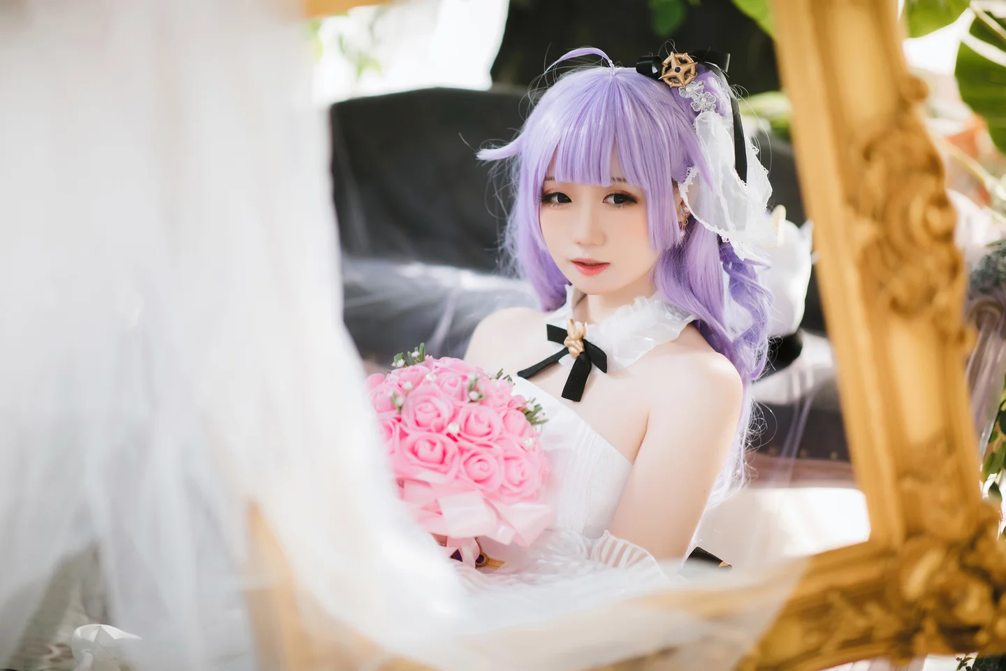 焖焖碳  – 婚纱独角兽 [25P-100MB] 【丝足阁写真】011.webp