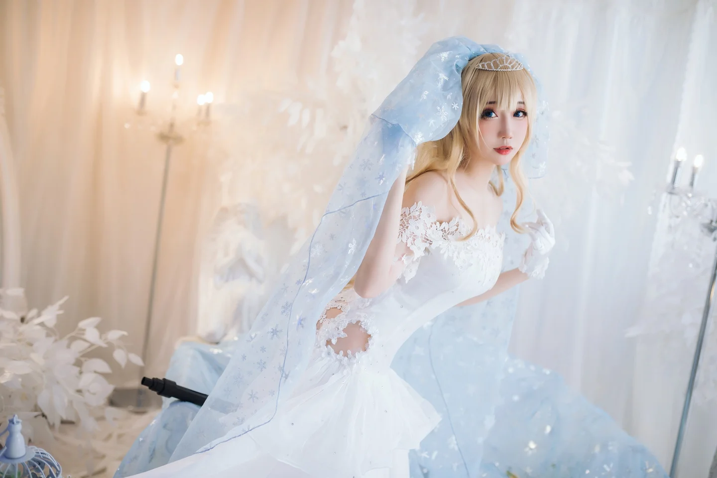 焖焖碳 - 少女前线 索米 婚纱 [42P] TG@simisebaisi007.webp