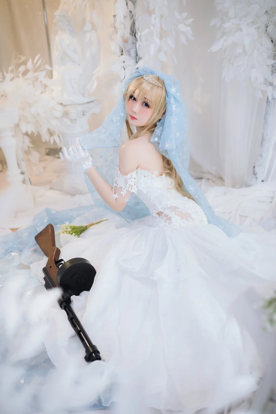 焖焖碳 - 少女前线 索米 婚纱 [42P] TG@simisebaisi015.webp