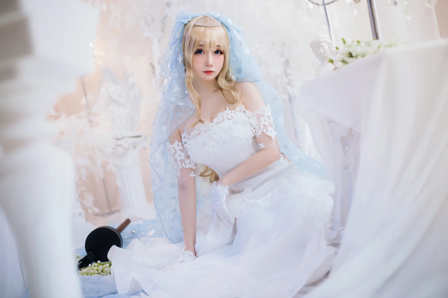 焖焖碳 - 少女前线 索米 婚纱 [42P] TG@simisebaisi018.webp