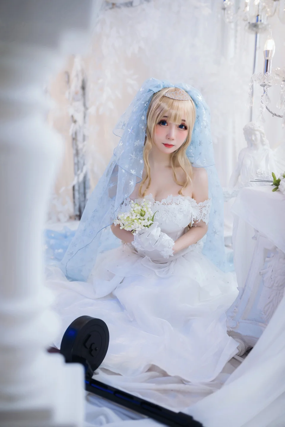 焖焖碳 - 少女前线 索米 婚纱 [42P] TG@simisebaisi020.webp