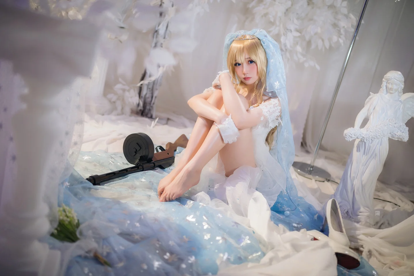 焖焖碳 - 少女前线 索米 婚纱 [42P] TG@simisebaisi034.webp