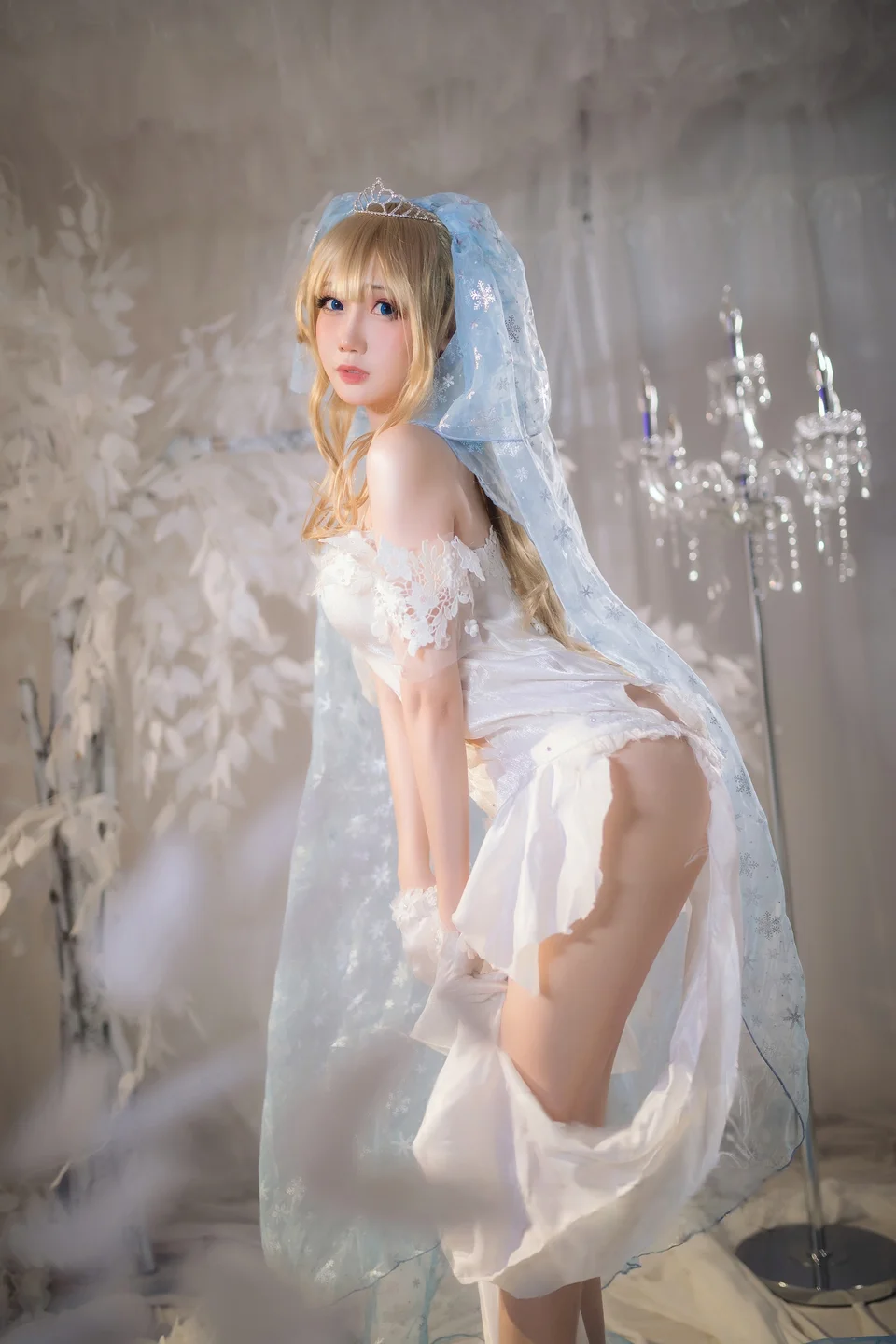 焖焖碳 - 少女前线 索米 婚纱 [42P] TG@simisebaisi038.webp