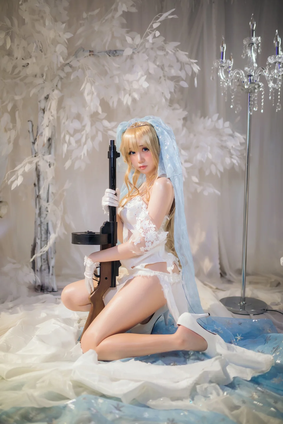 焖焖碳 - 少女前线 索米 婚纱 [42P] TG@simisebaisi039.webp