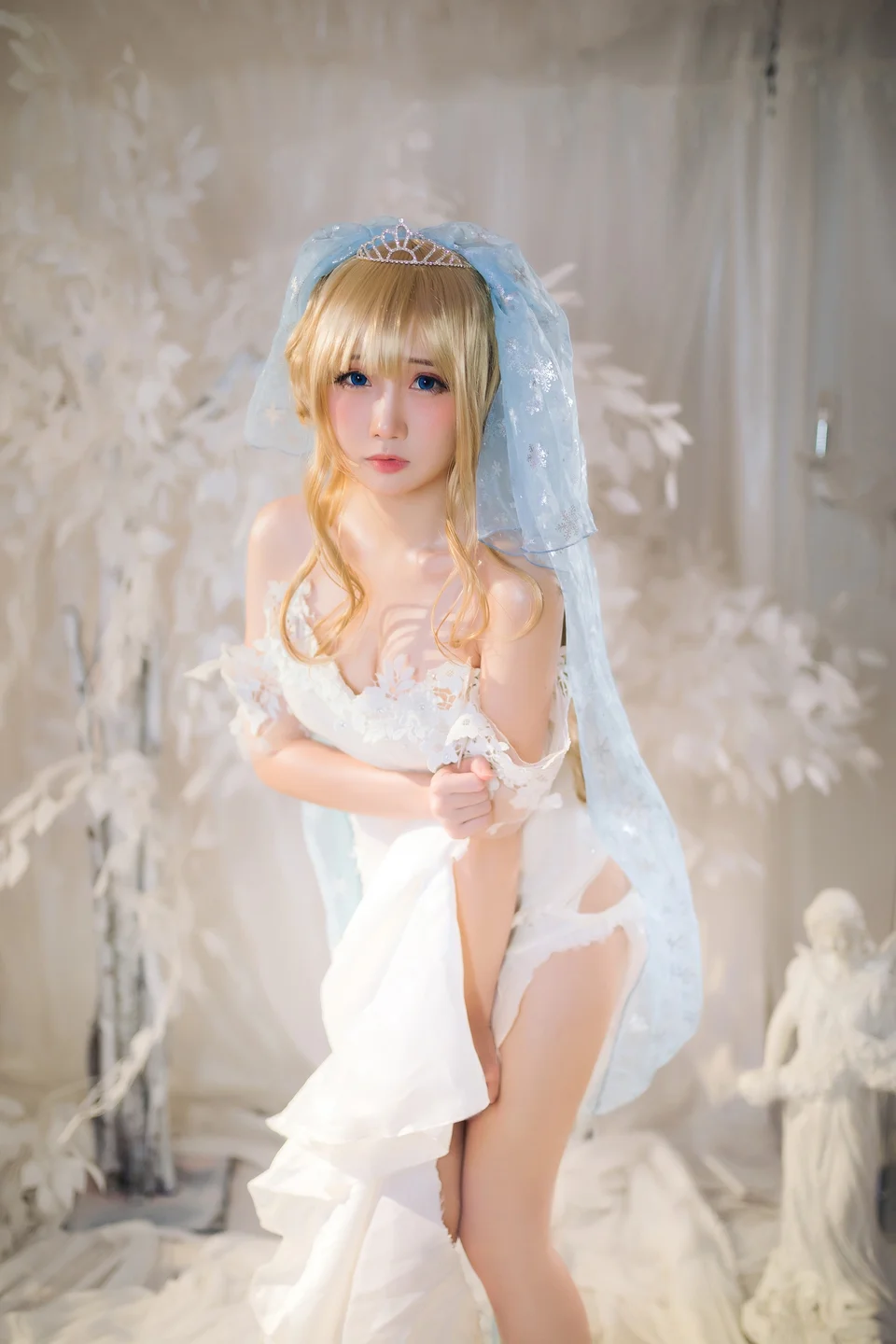 焖焖碳 - 少女前线 索米 婚纱 [42P] TG@simisebaisi042.webp