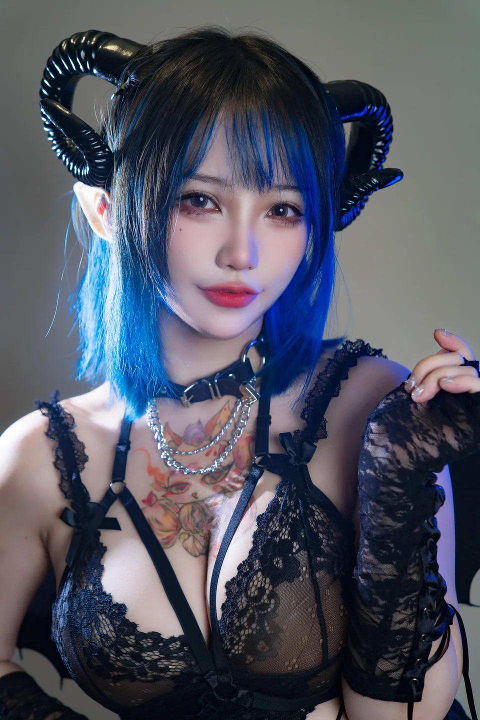 狐洛洛子 No.008 – 深蓝魅魔 [46P-600MB] TG@icoset034.webp