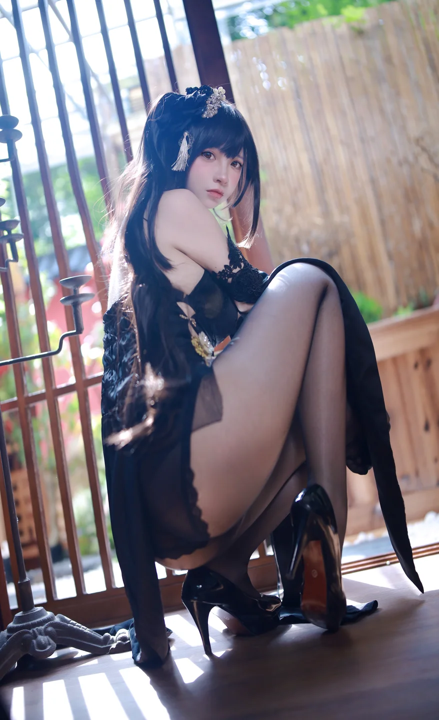 疯猫ss – 碧蓝航线 镇海 旗袍 [63P] TG@simisebaisi022.webp
