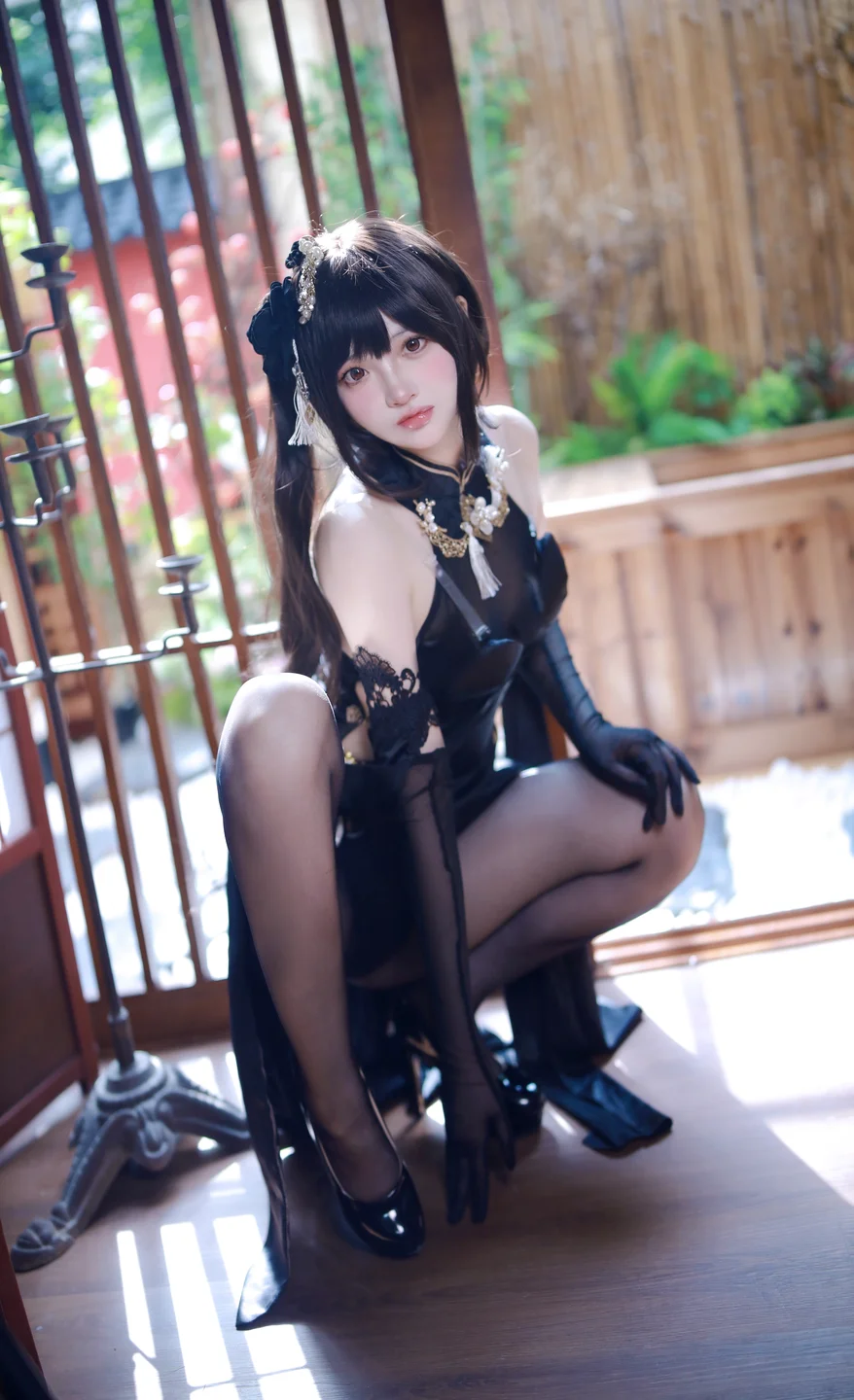 疯猫ss – 碧蓝航线 镇海 旗袍 [63P] TG@simisebaisi023.webp