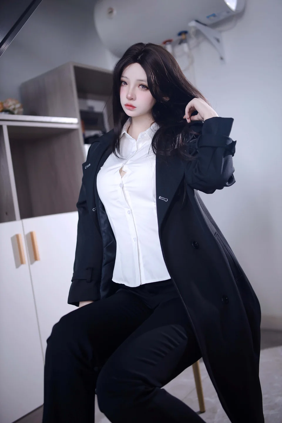 疯猫ss - 少女衣橱 西装裤 [44P] tg@simisebaisi11.webp