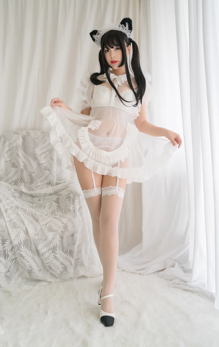 白烨妹纸 - 白猫透明女仆 [88P 8V] 20240913-163019(21).webp