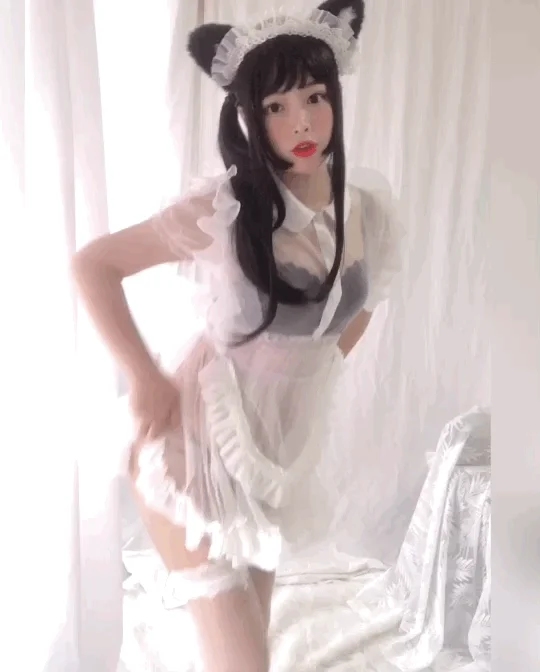 白烨妹纸 - 白猫透明女仆 [88P 8V] 20240913-163019(82).webp