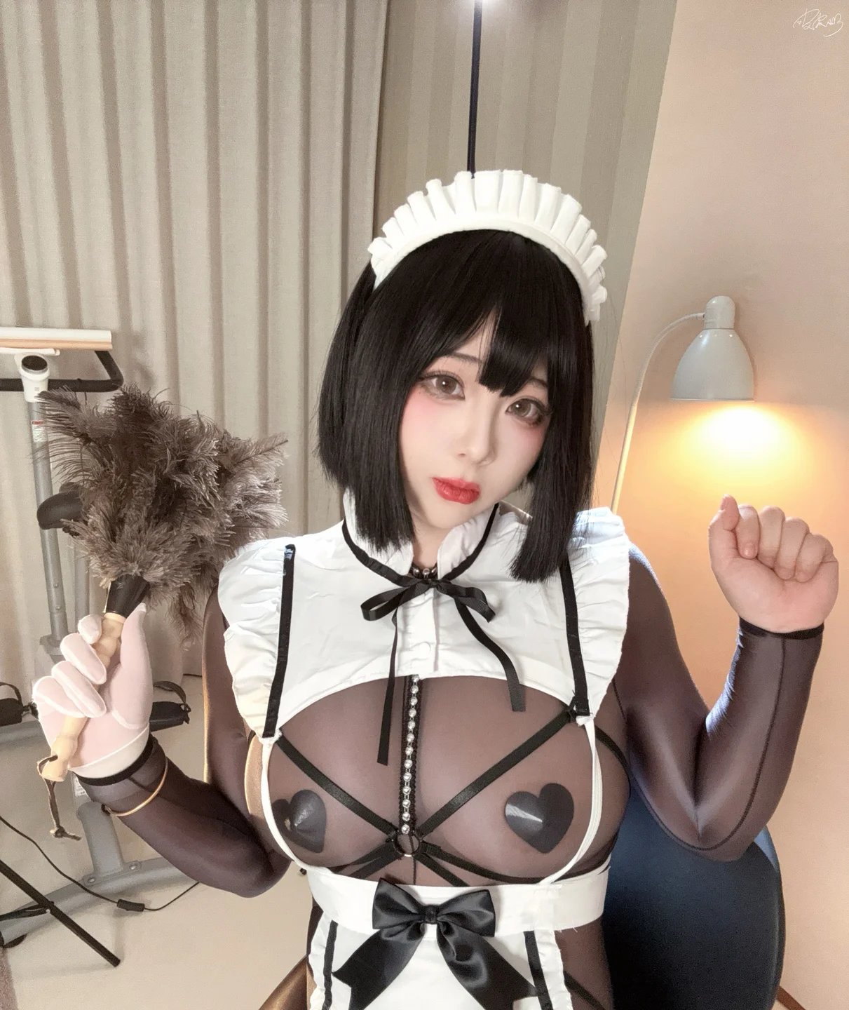 皮皮奶 – 女仆自摄 [60P-488MB] 【丝足阁写真】050.webp