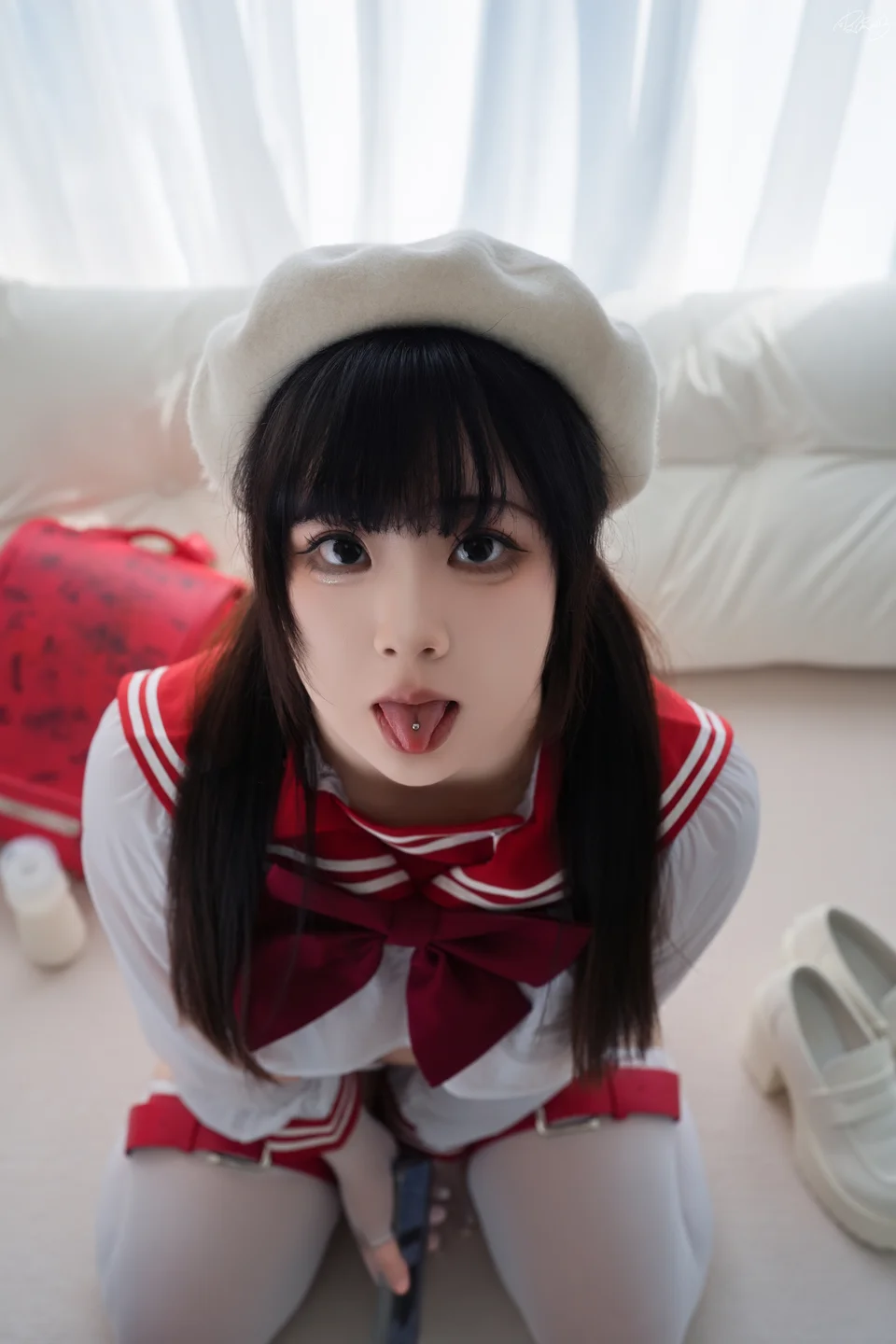 皮皮奶 - JK红书包 [47P-1.3GB] 042.webp