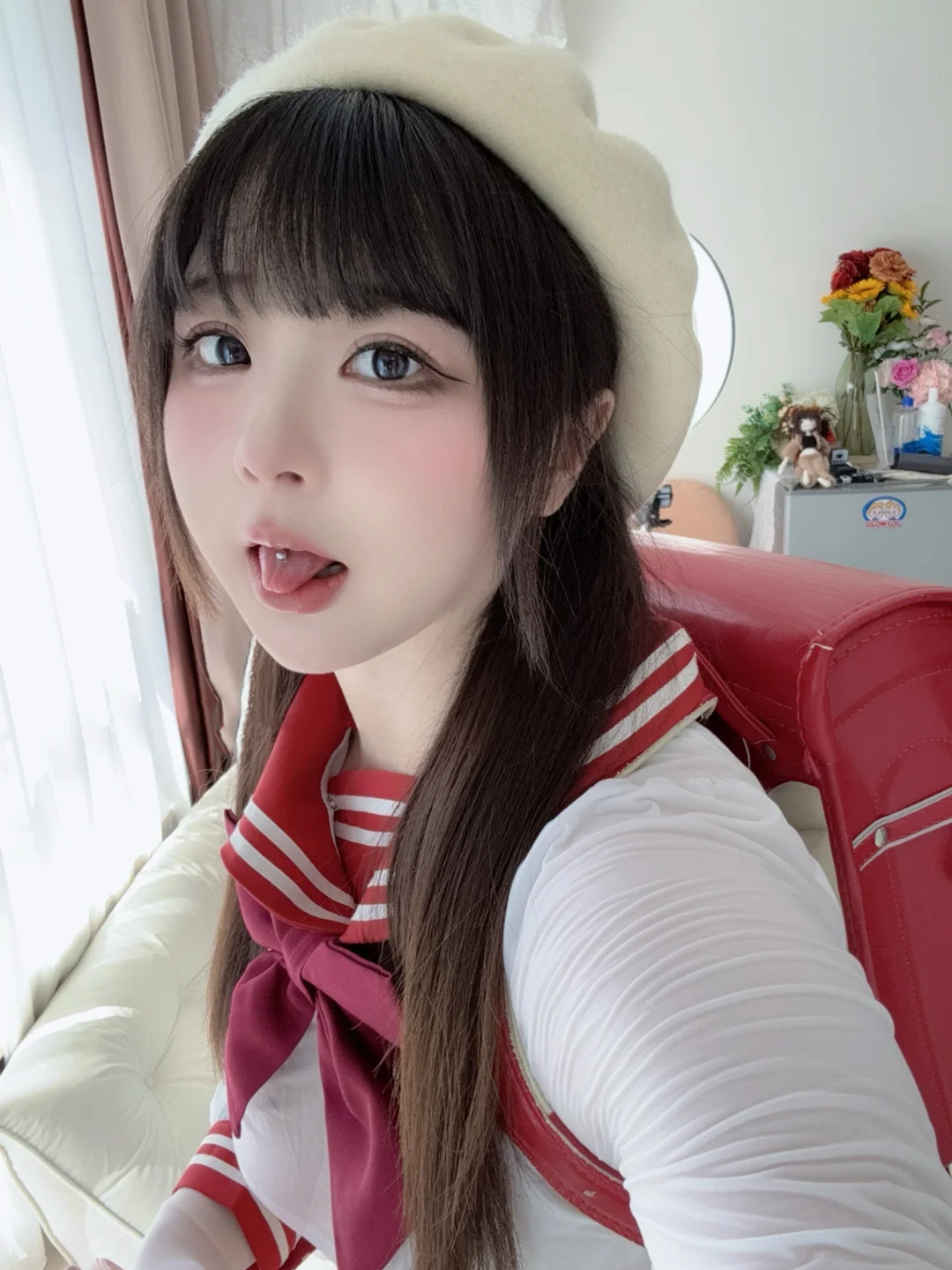 皮皮奶 - JK红书包 [47P-1.3GB] 046.webp