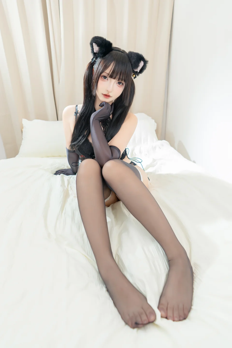 神楽坂真冬 - 黑猫诱惑 [75P,2V-379MB] 006.webp
