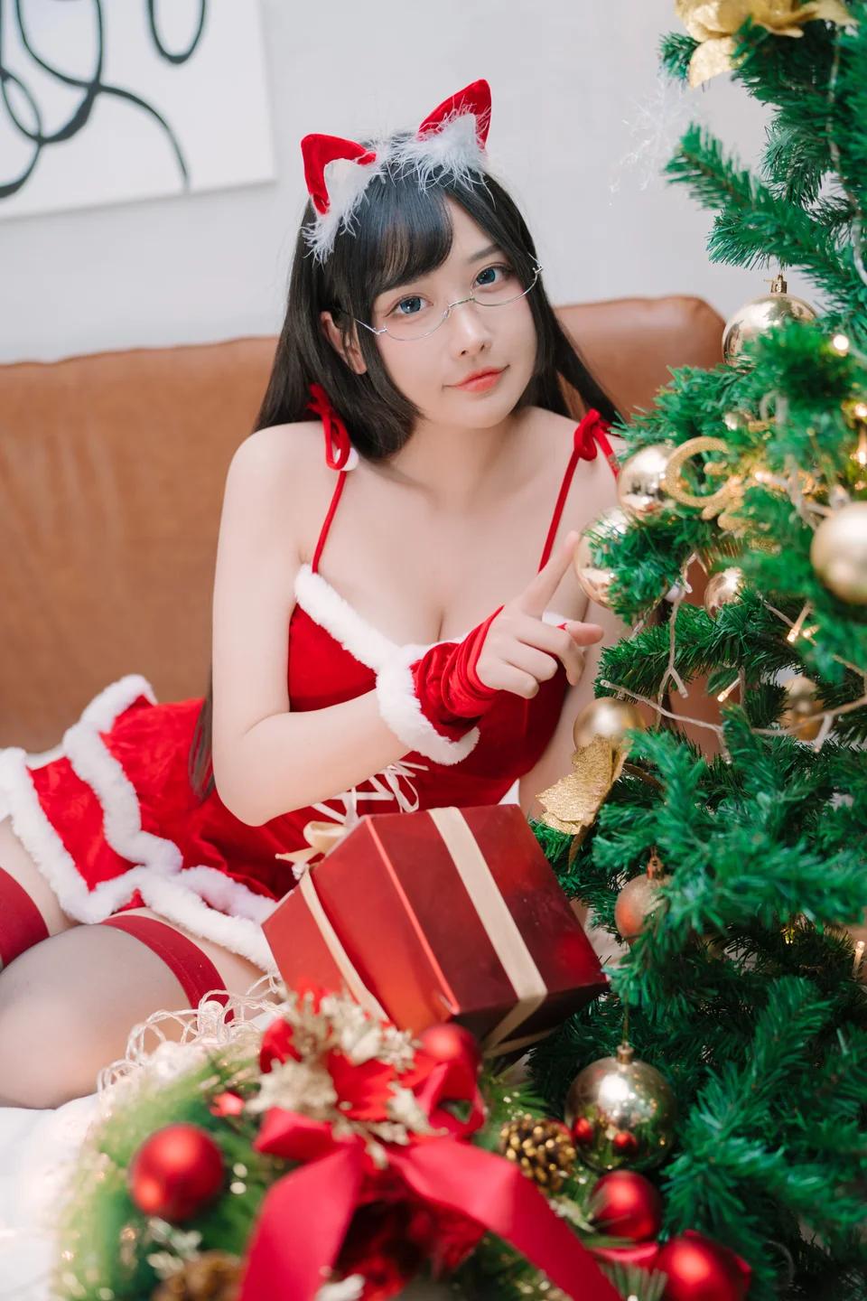 糖果果Candy – 完美圣诞&八重神子 [47P-492MB] 【丝足阁写真】017.webp