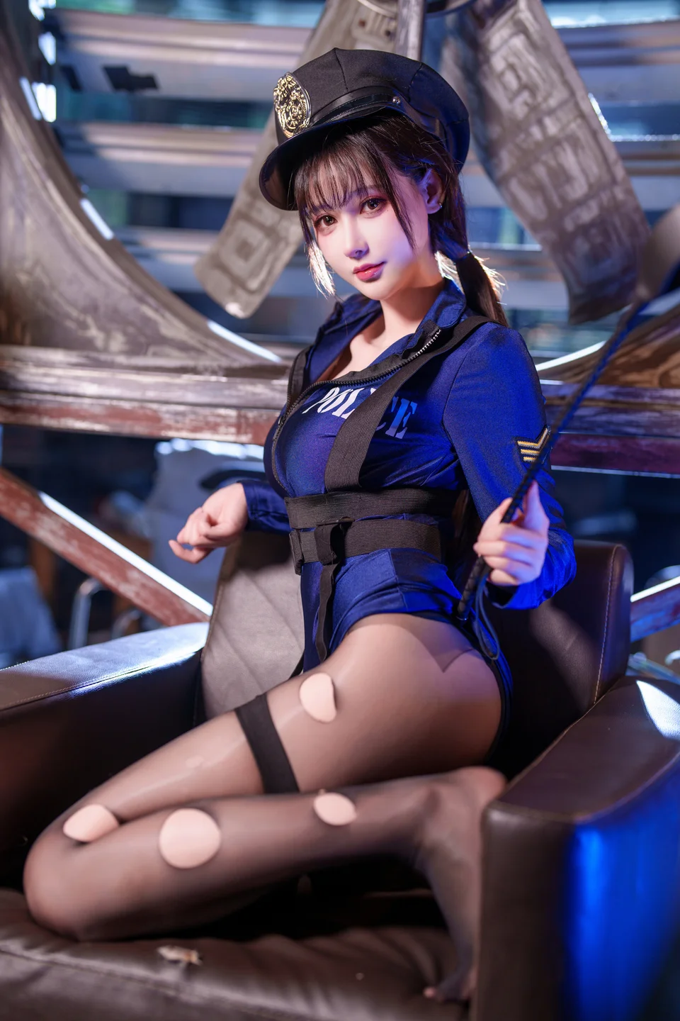 羽生三未  No.022 – 纯狱之风女警 [31P-662MB] 【丝足阁写真】028.webp