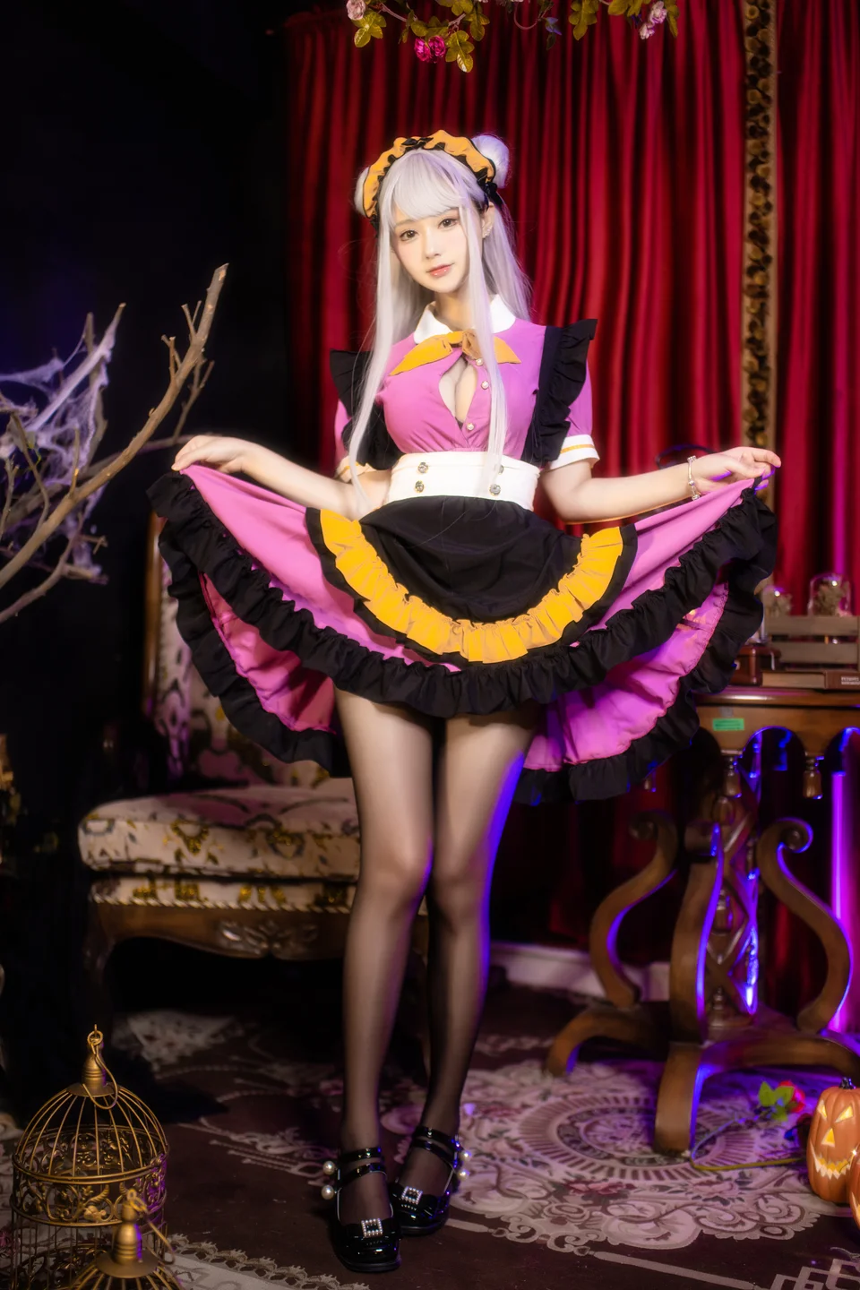 羽生三未 – No.19 万圣黑丝女仆[37P-1.60GB] TG@icoset021.webp