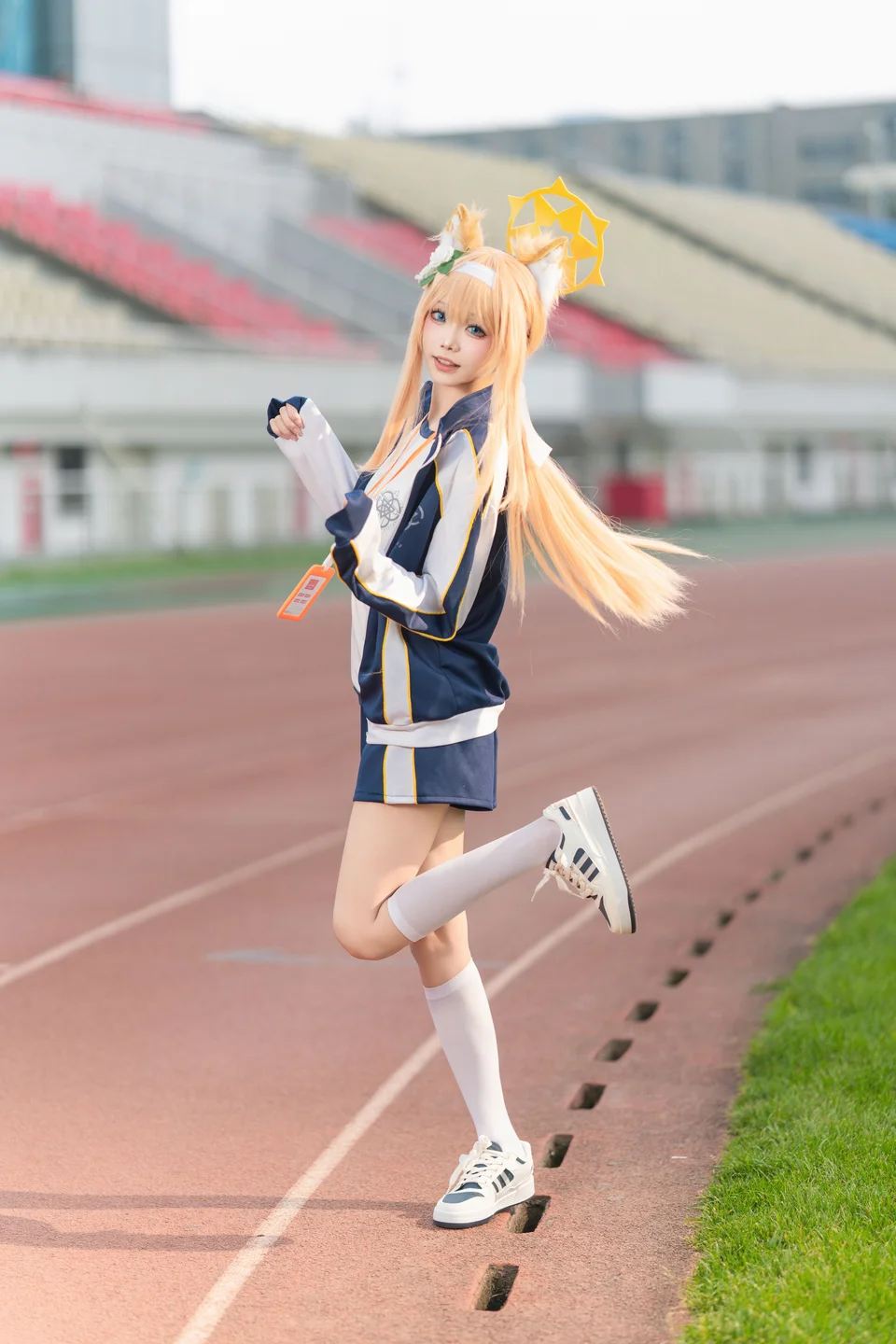 艾西Aiwest - 碧蓝档案 伊落玛丽 体操服 [44P]