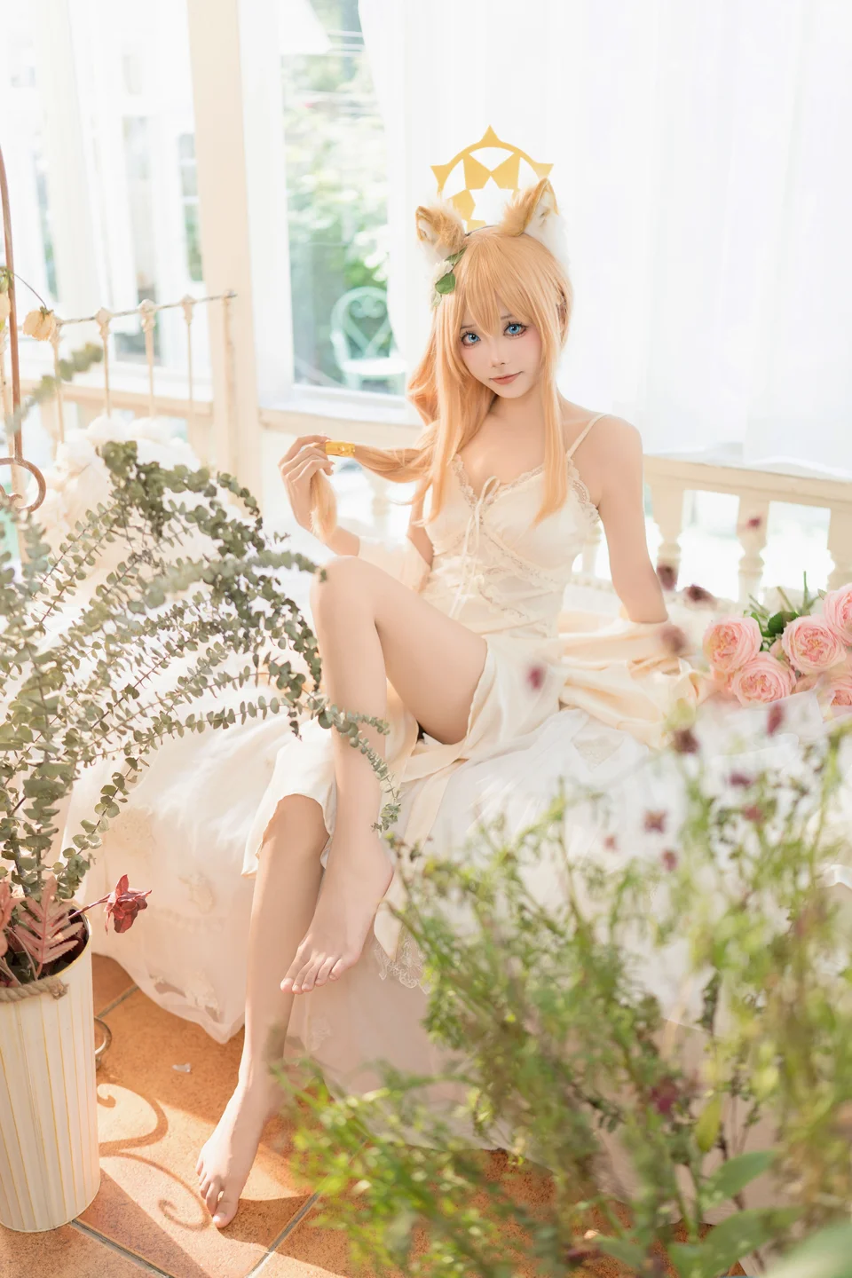 艾西Aiwest - 碧蓝档案 伊落玛丽 睡衣 [34P] 20240904-002228(14).webp