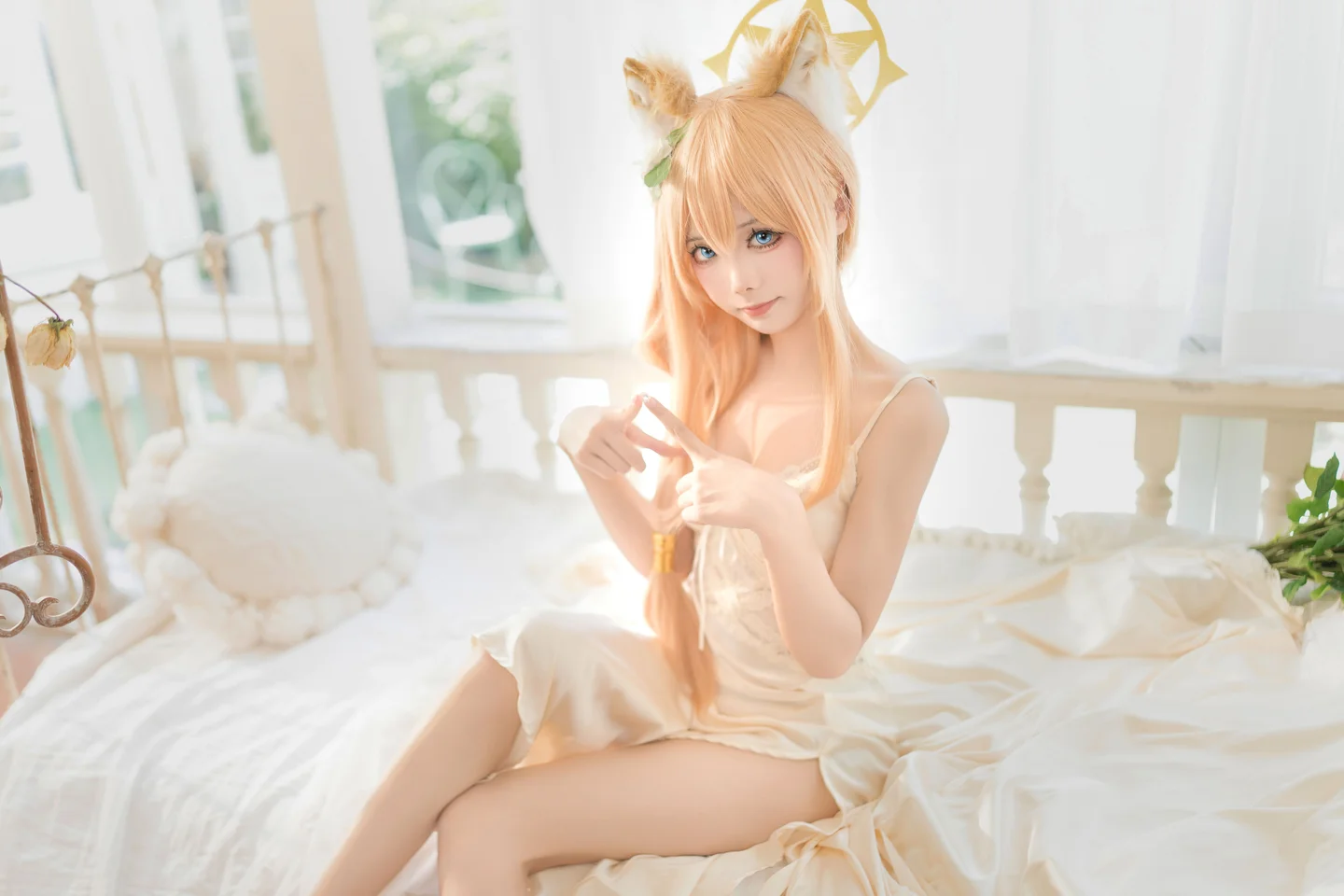 艾西Aiwest - 碧蓝档案 伊落玛丽 睡衣 [34P] 20240904-002228(21).webp