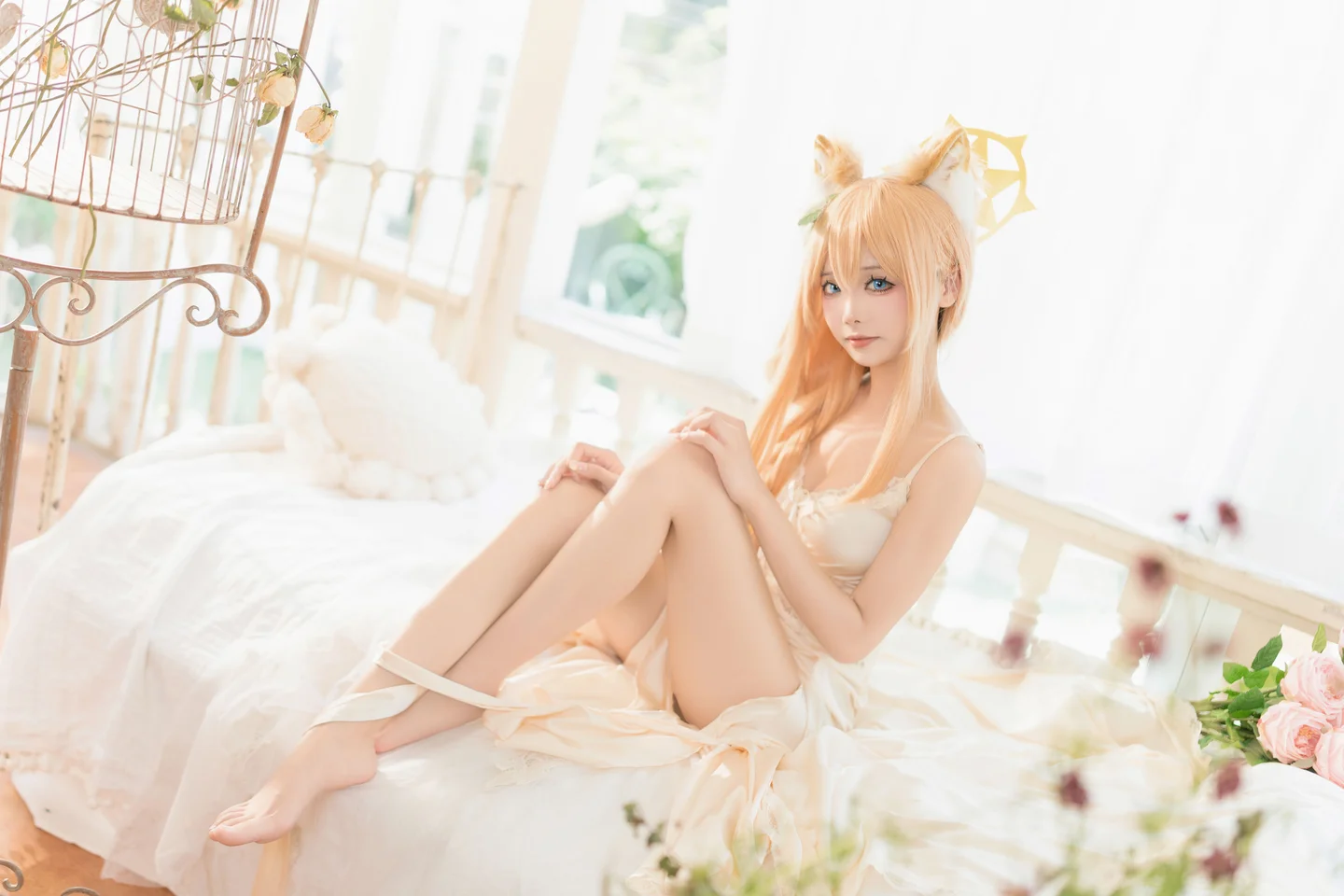 艾西Aiwest - 碧蓝档案 伊落玛丽 睡衣 [34P] 20240904-002228(22).webp